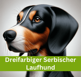 Dreifarbiger Serbischer Laufhund